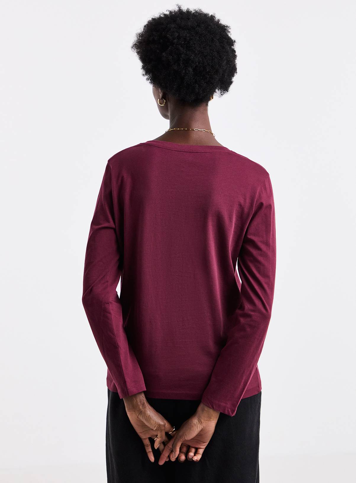 JD WILLIAMS 5 Pack V Neck Long Sleeve Top 8 - Image 3